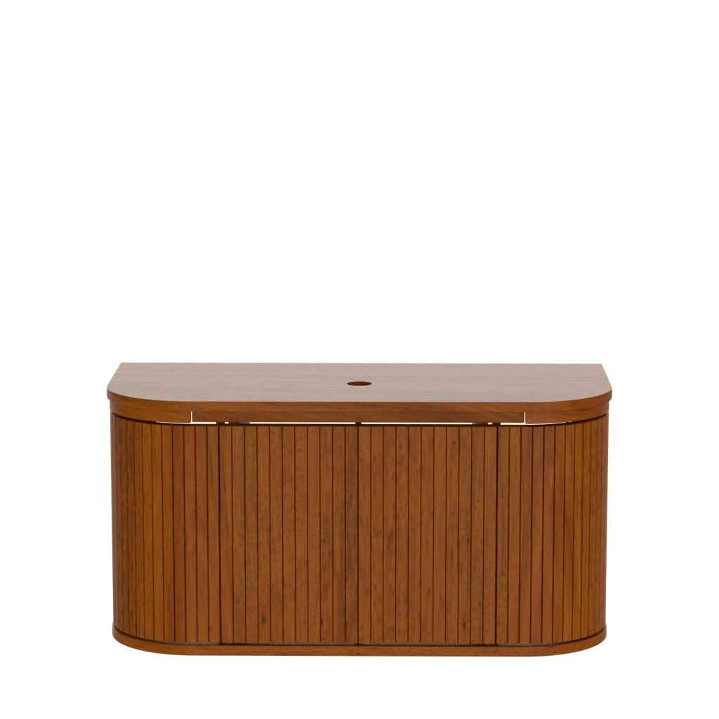 Avelin slatted vanity